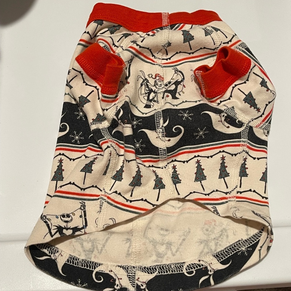 Hannajams Hanna Andersson pajamas pet dog nightmare before Christmas fair isle